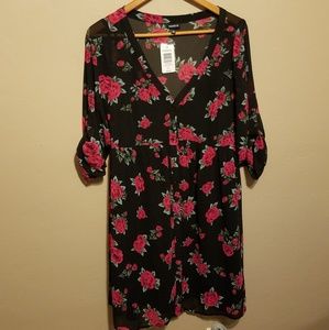Torrid floral dress